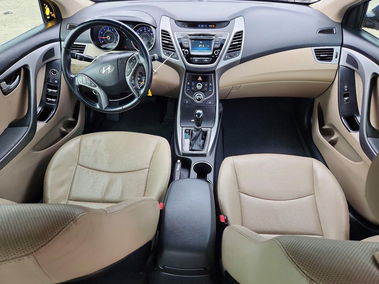 2014 Hyundai Elantra Limited Blue vin: KMHDH4AE9EU036650