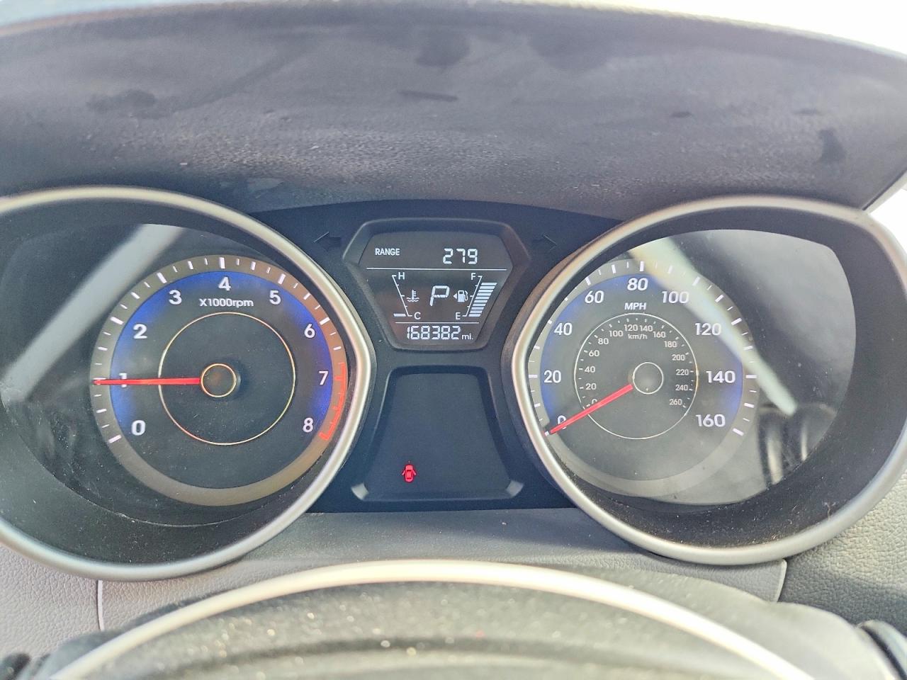 2014 Hyundai Elantra Limited Синий vin: KMHDH4AE9EU071298
