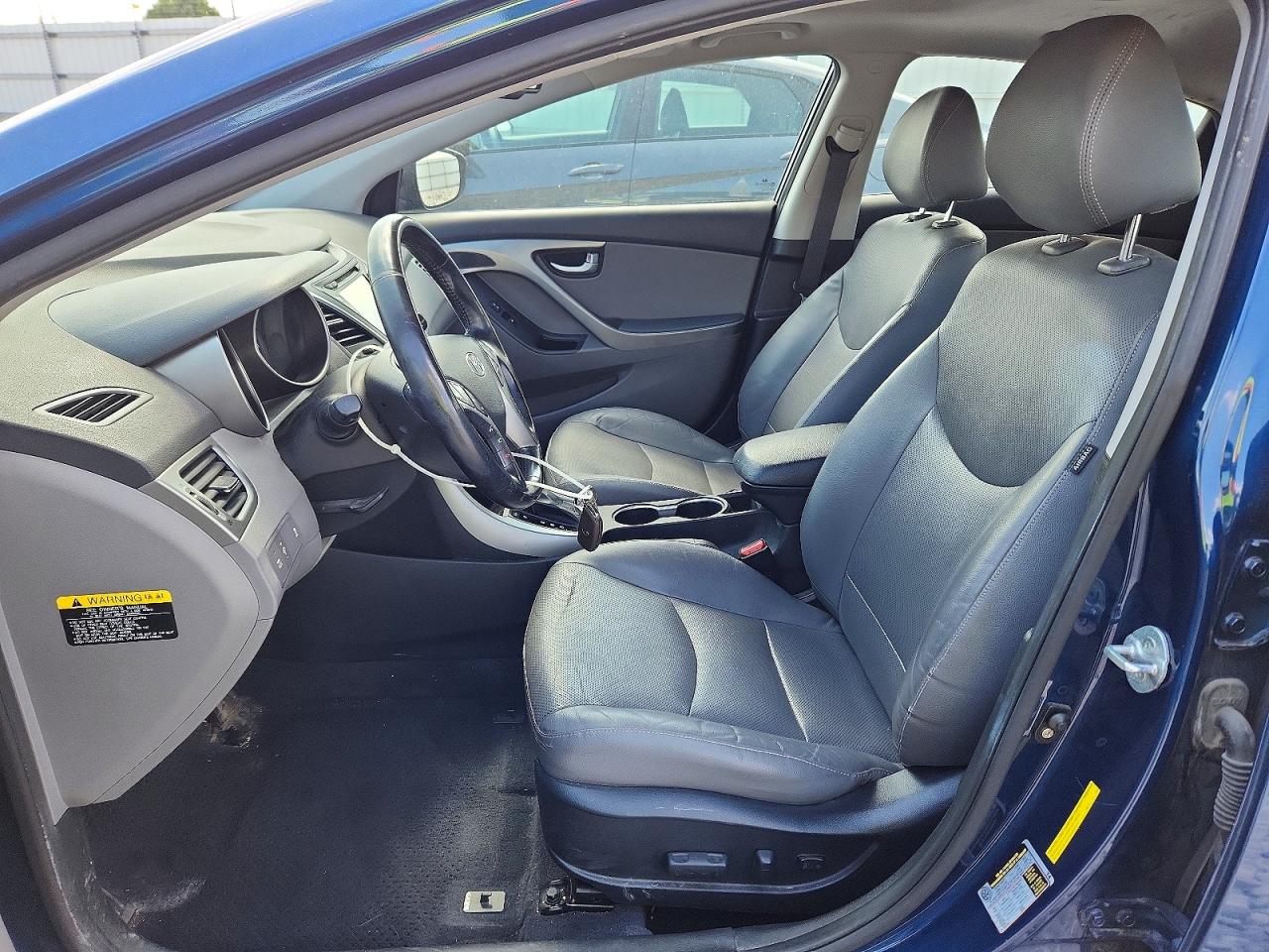2014 Hyundai Elantra Limited Blue vin: KMHDH4AE9EU071298