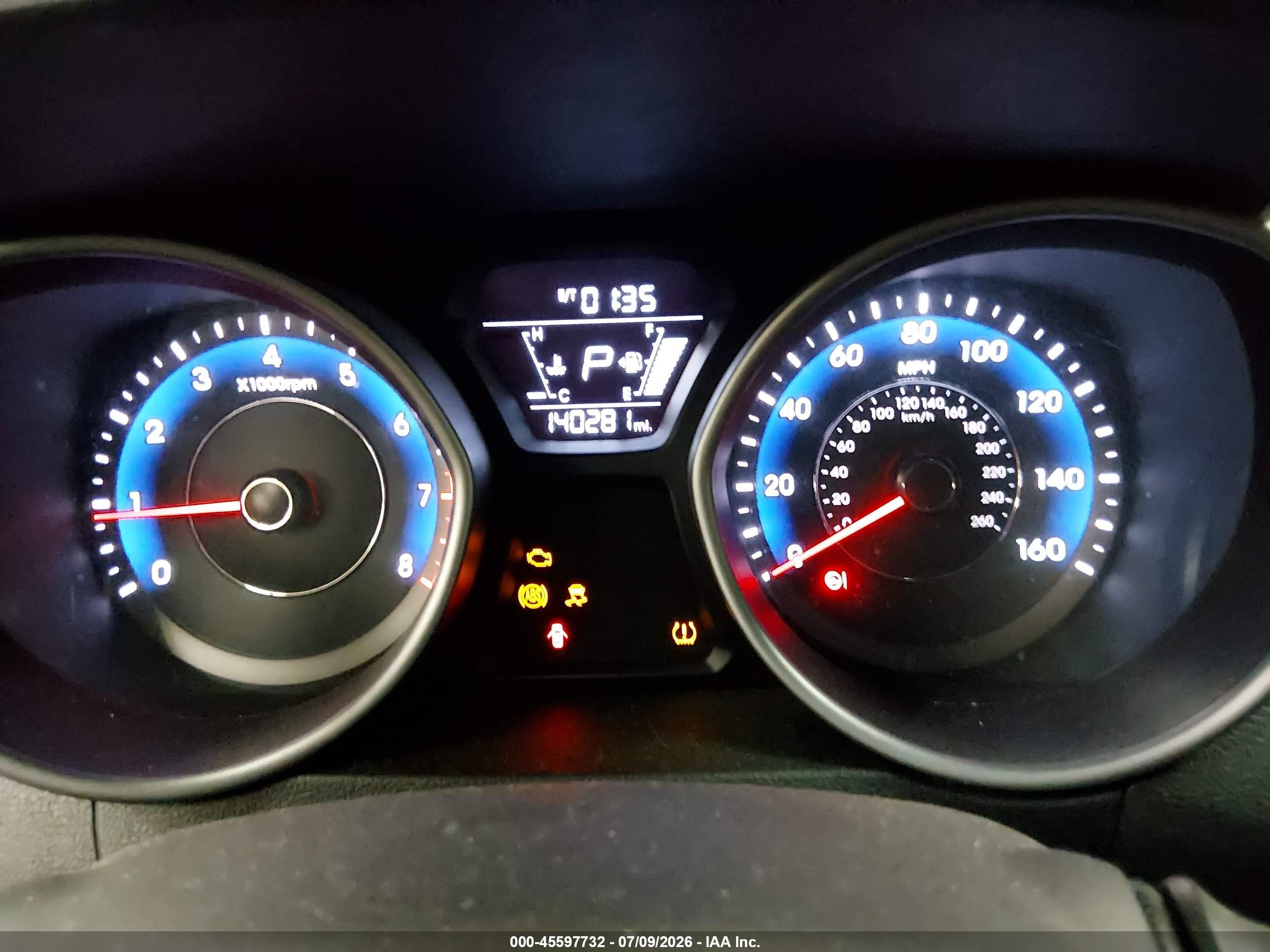 2014 Hyundai Elantra Limited Black vin: KMHDH4AE9EU076226
