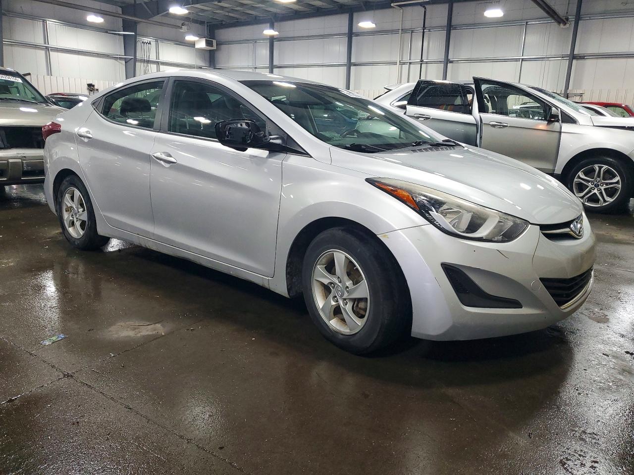 2014 Hyundai Elantra Se Серебряный vin: KMHDH4AE9EU087047