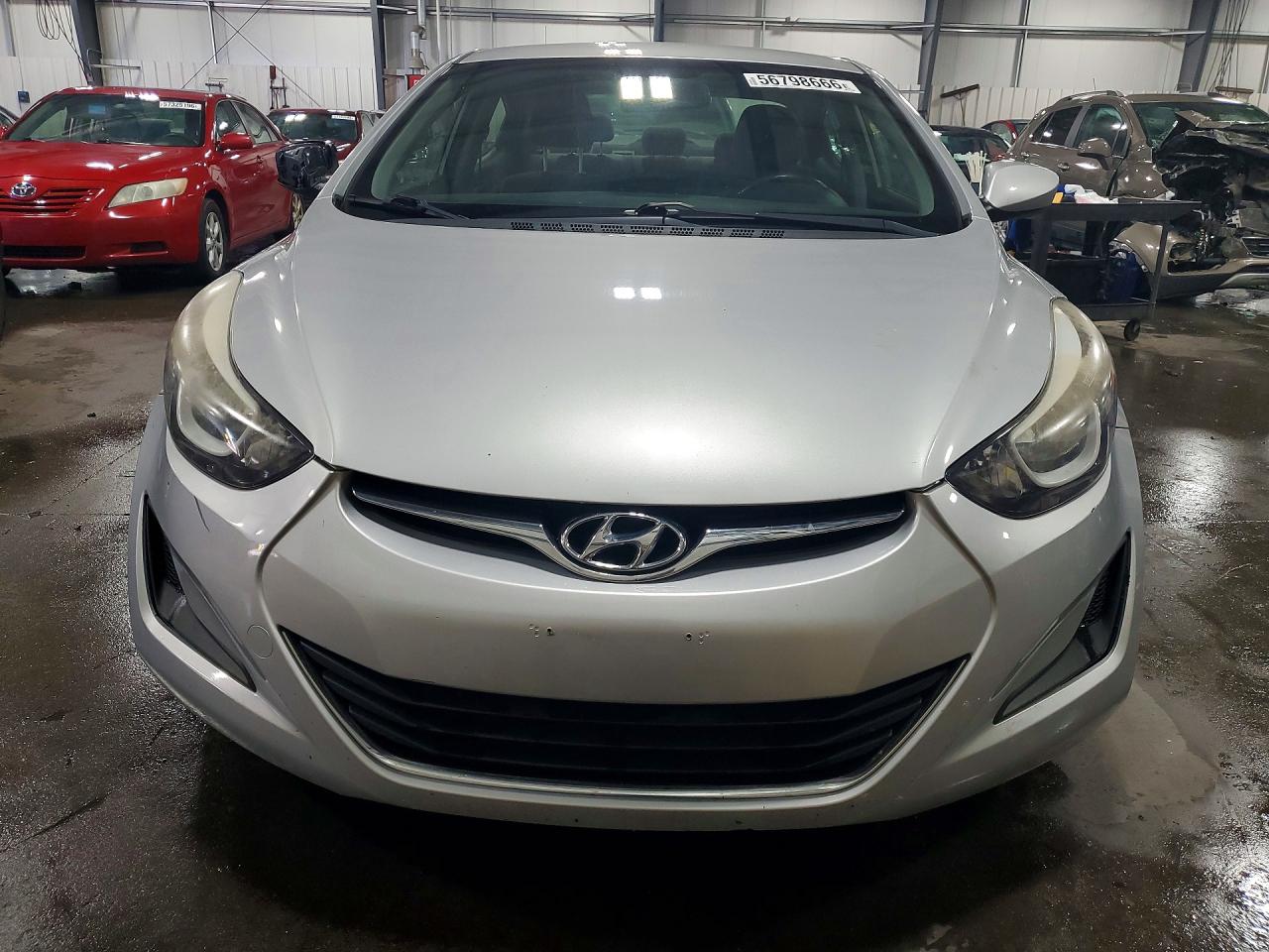 2014 Hyundai Elantra Se Серебряный vin: KMHDH4AE9EU087047