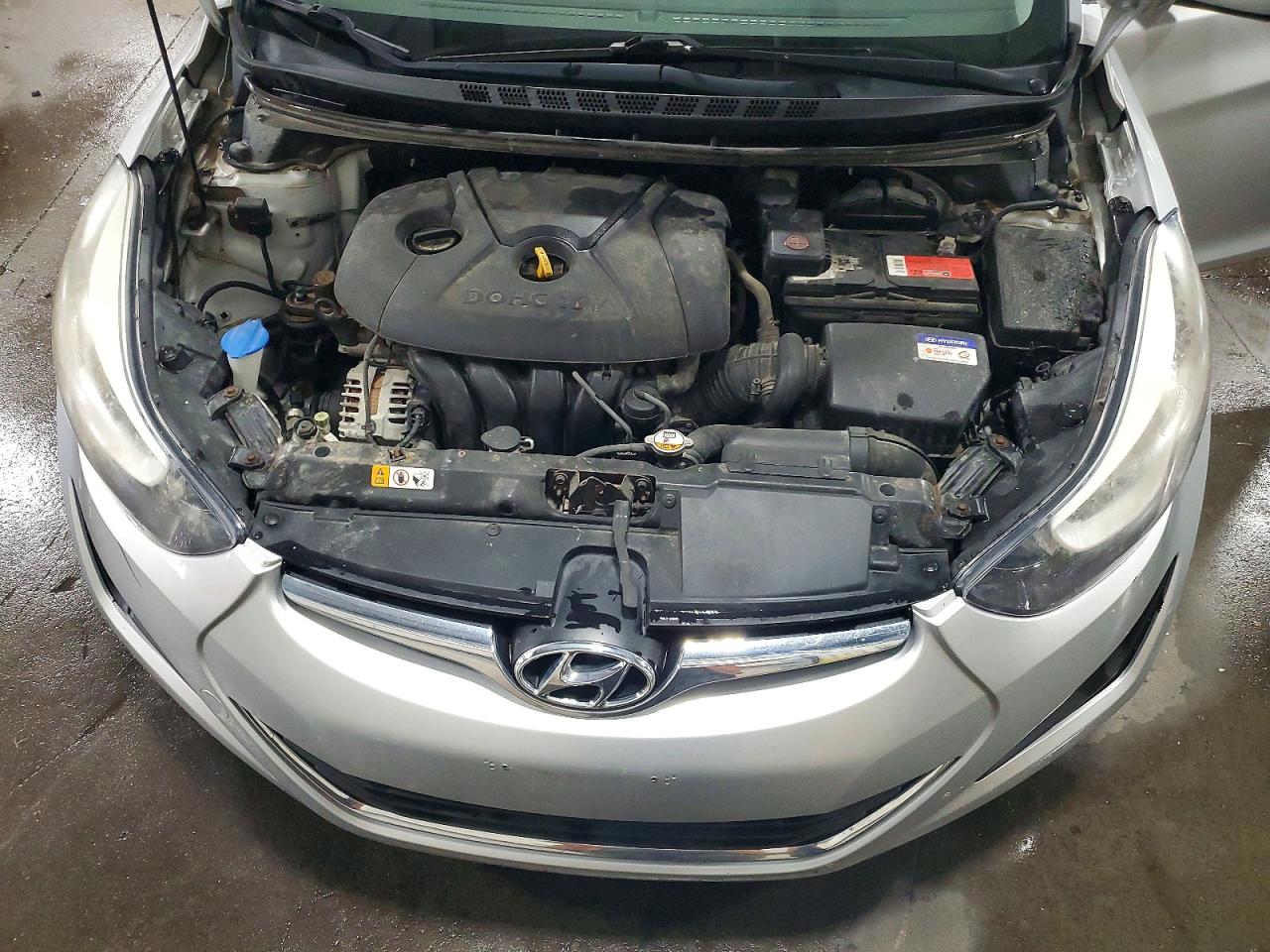 2014 Hyundai Elantra Se Серебряный vin: KMHDH4AE9EU087047