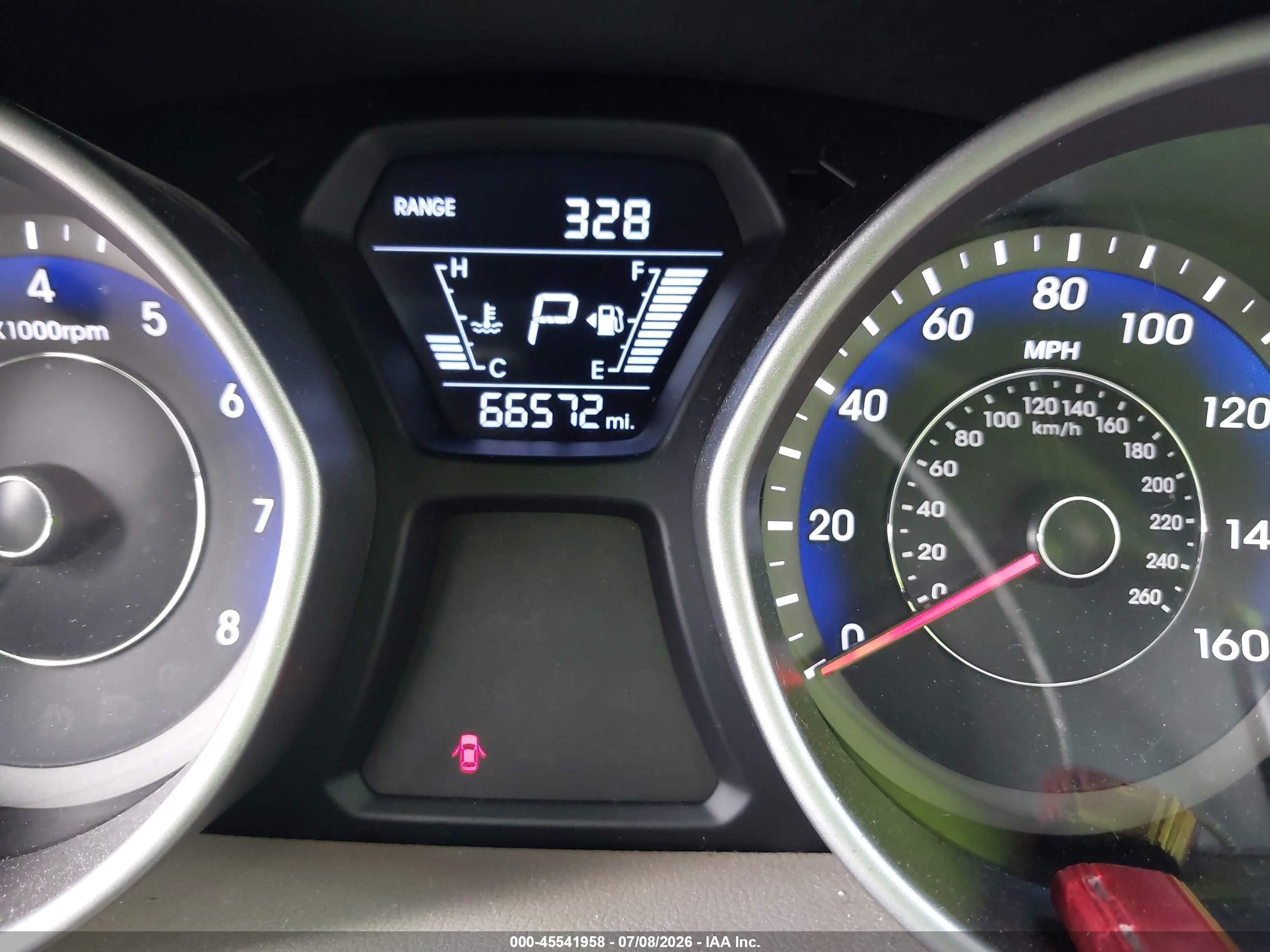 2014 Hyundai Elantra Se Blue vin: KMHDH4AE9EU088201
