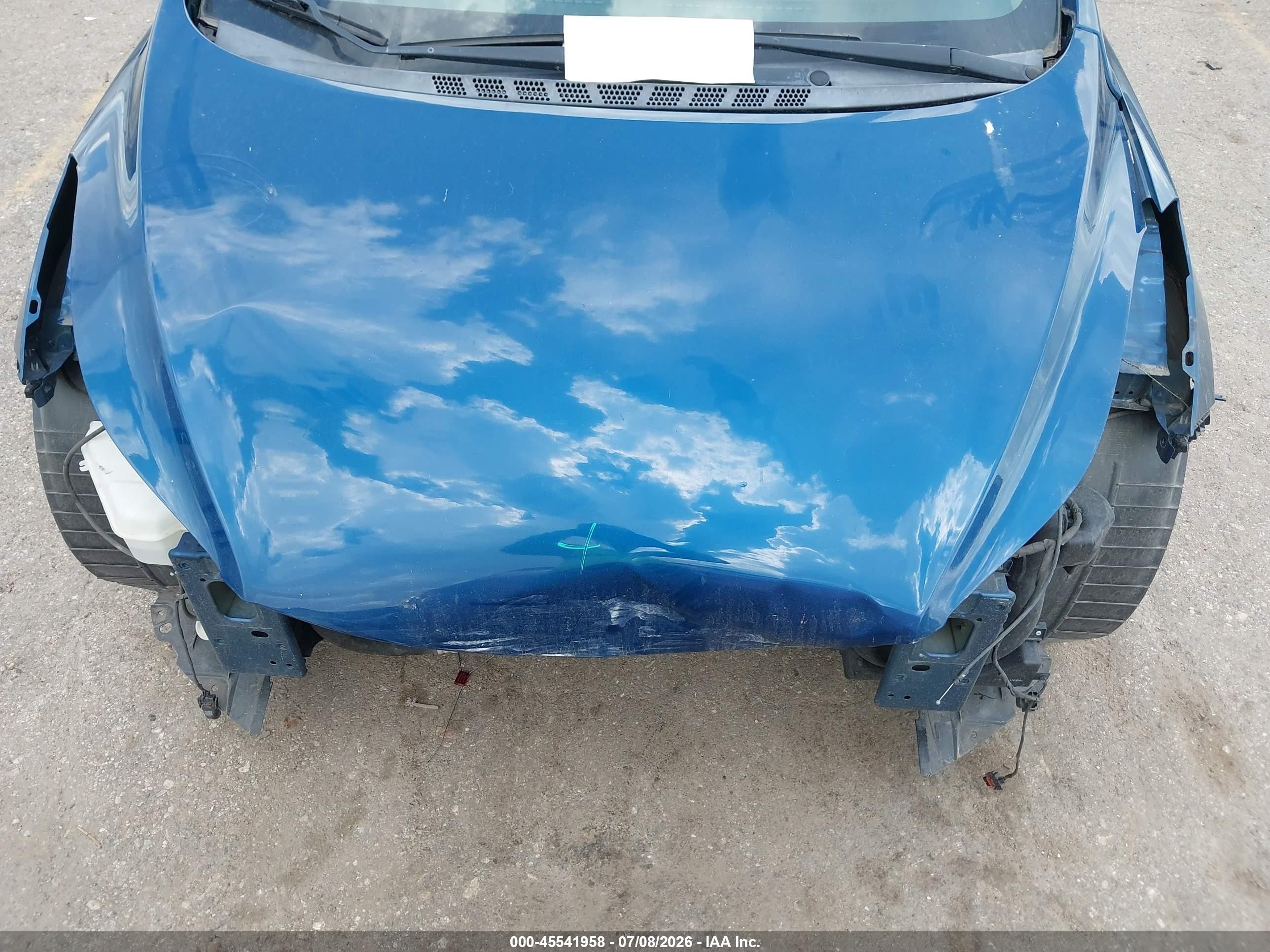 2014 Hyundai Elantra Se Blue vin: KMHDH4AE9EU088201