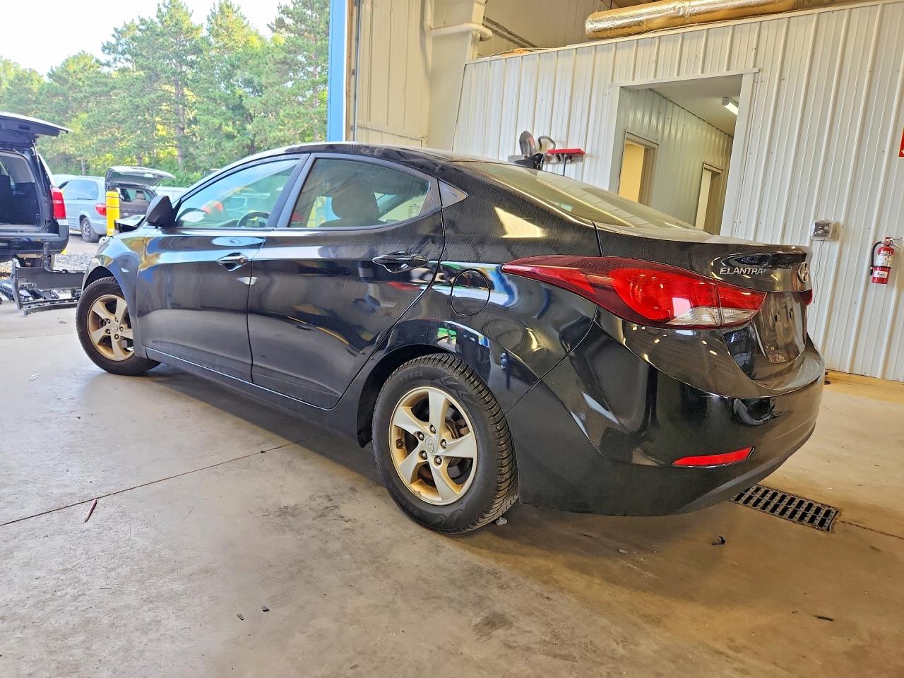 2014 Hyundai Elantra Se Black vin: KMHDH4AE9EU113372