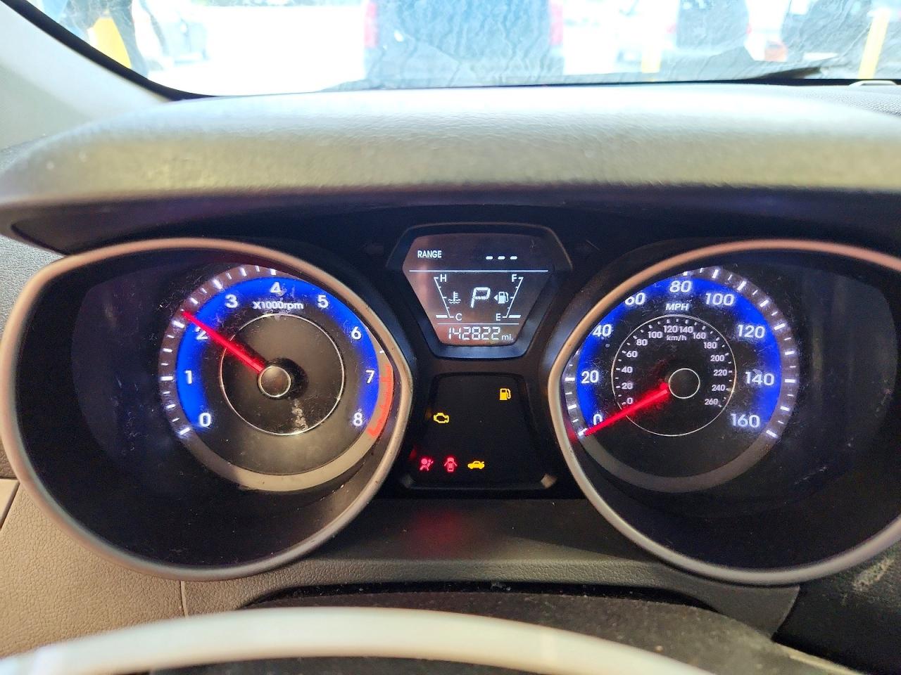2014 Hyundai Elantra Se Black vin: KMHDH4AE9EU113372