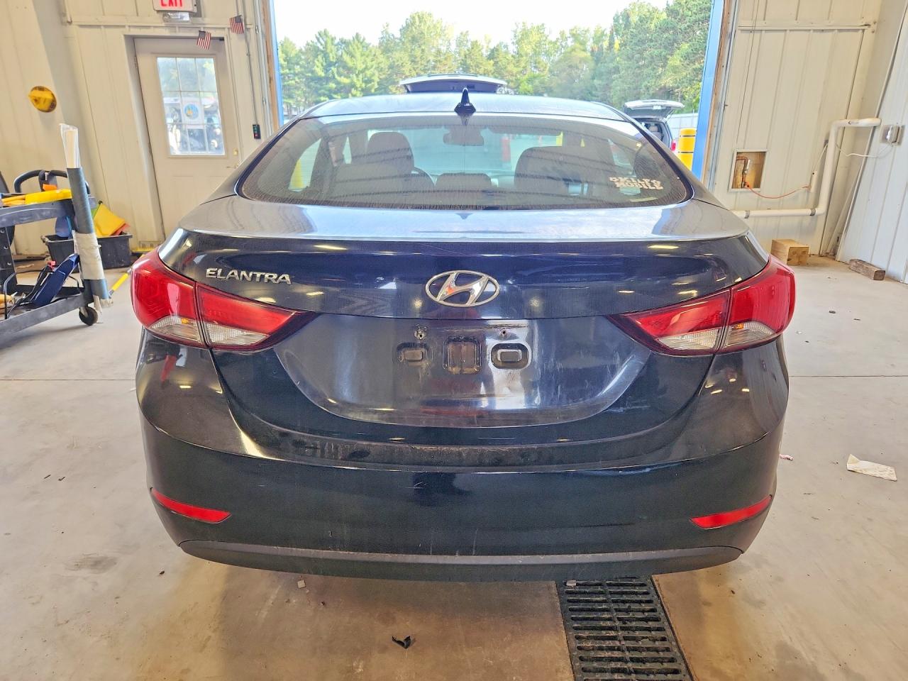 2014 Hyundai Elantra Se Black vin: KMHDH4AE9EU113372