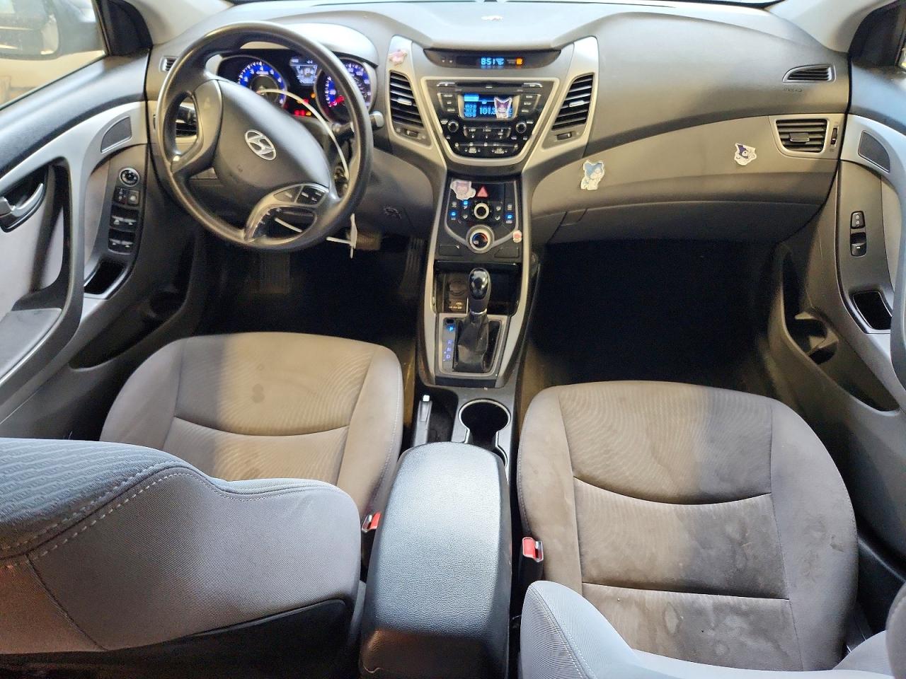 2014 Hyundai Elantra Se Black vin: KMHDH4AE9EU113372