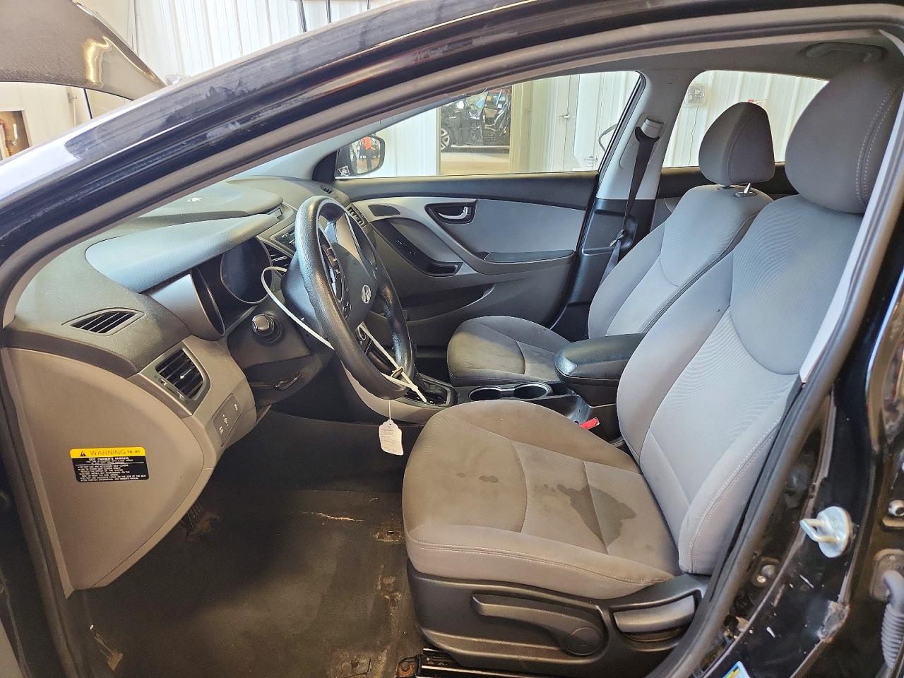 2014 Hyundai Elantra Se Black vin: KMHDH4AE9EU113372