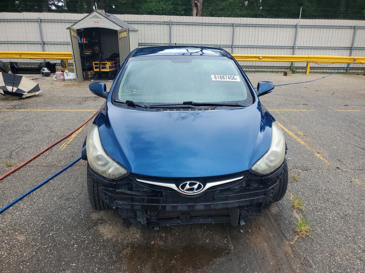 2014 Hyundai Elantra Limited Blue vin: KMHDH4AE9EU156044