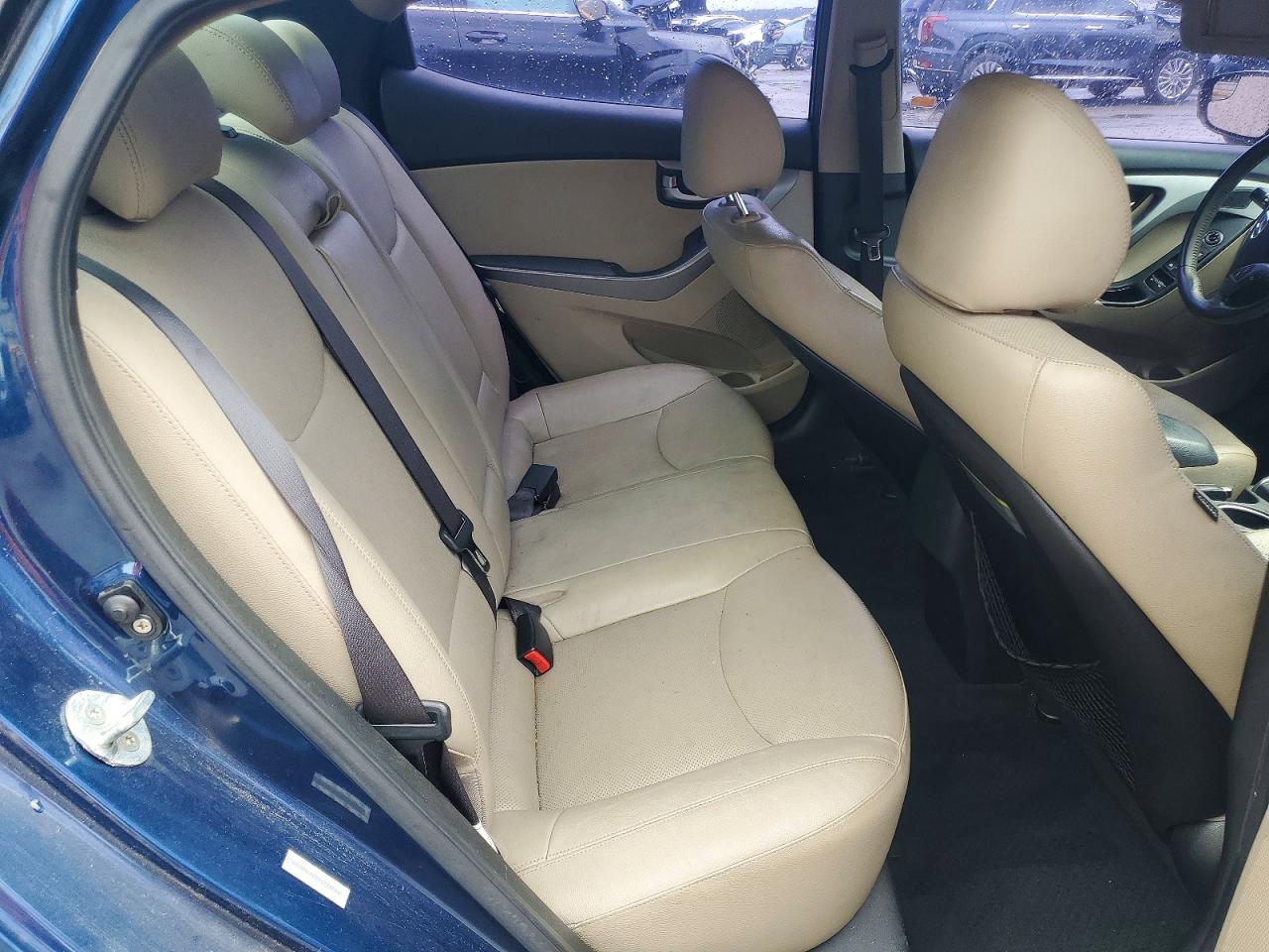 2014 Hyundai Elantra Limited Blue vin: KMHDH4AE9EU156044