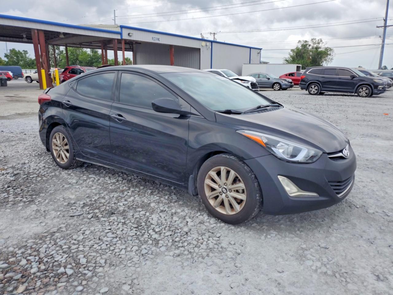 2014 Hyundai Elantra Se Black vin: KMHDH4AE9EU165214