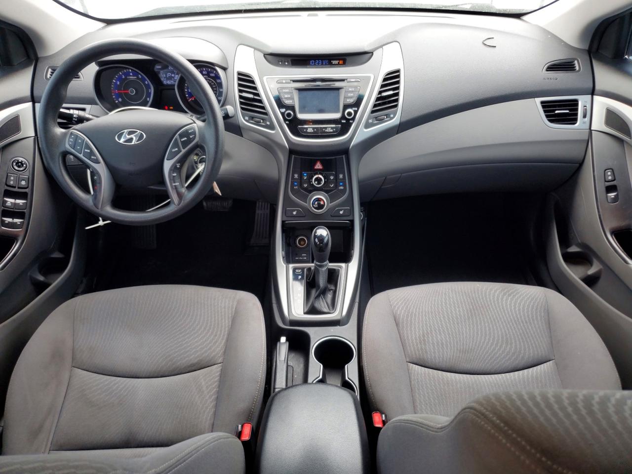 2014 Hyundai Elantra Se Black vin: KMHDH4AE9EU165214