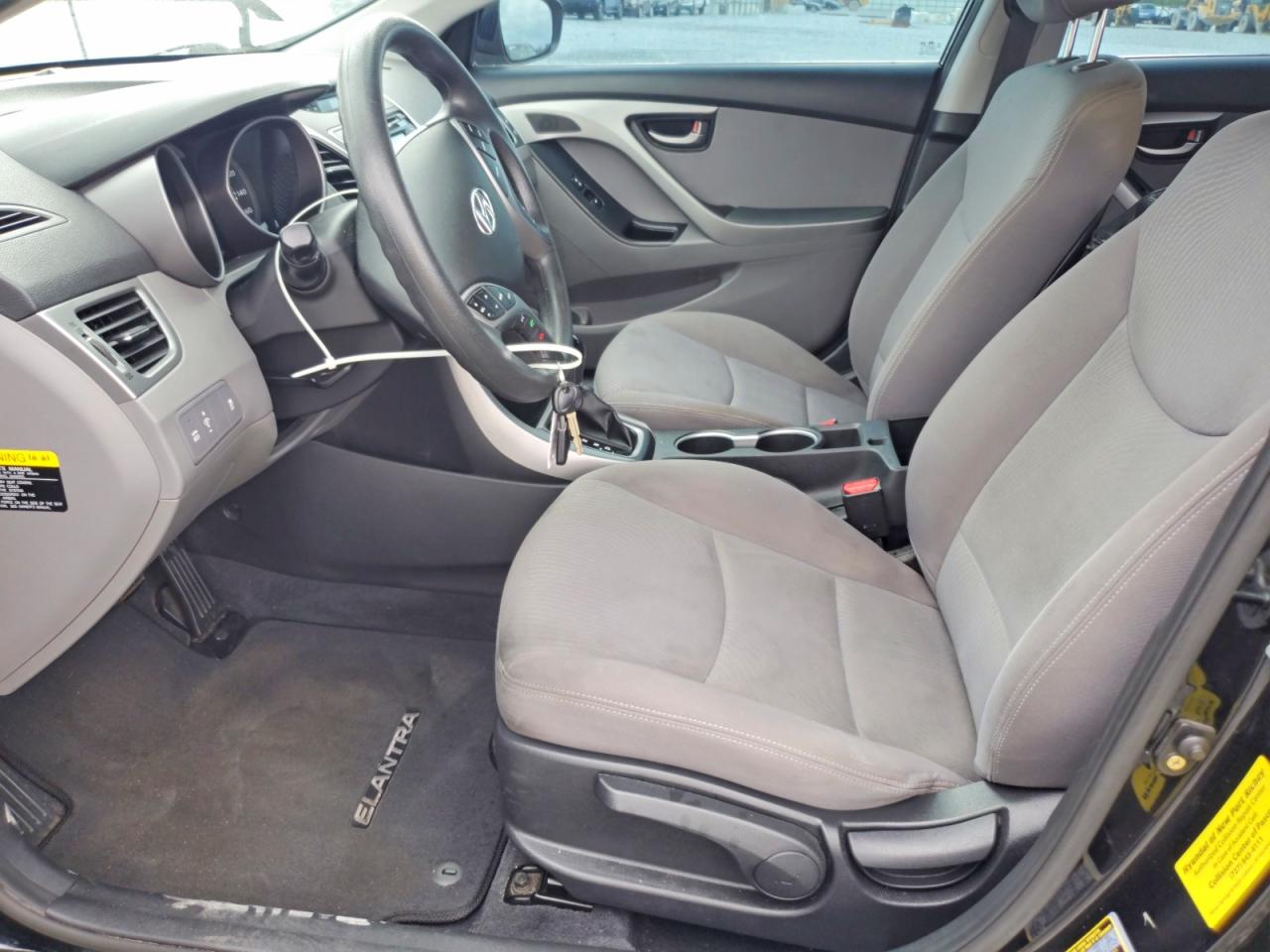 2014 Hyundai Elantra Se Black vin: KMHDH4AE9EU165214