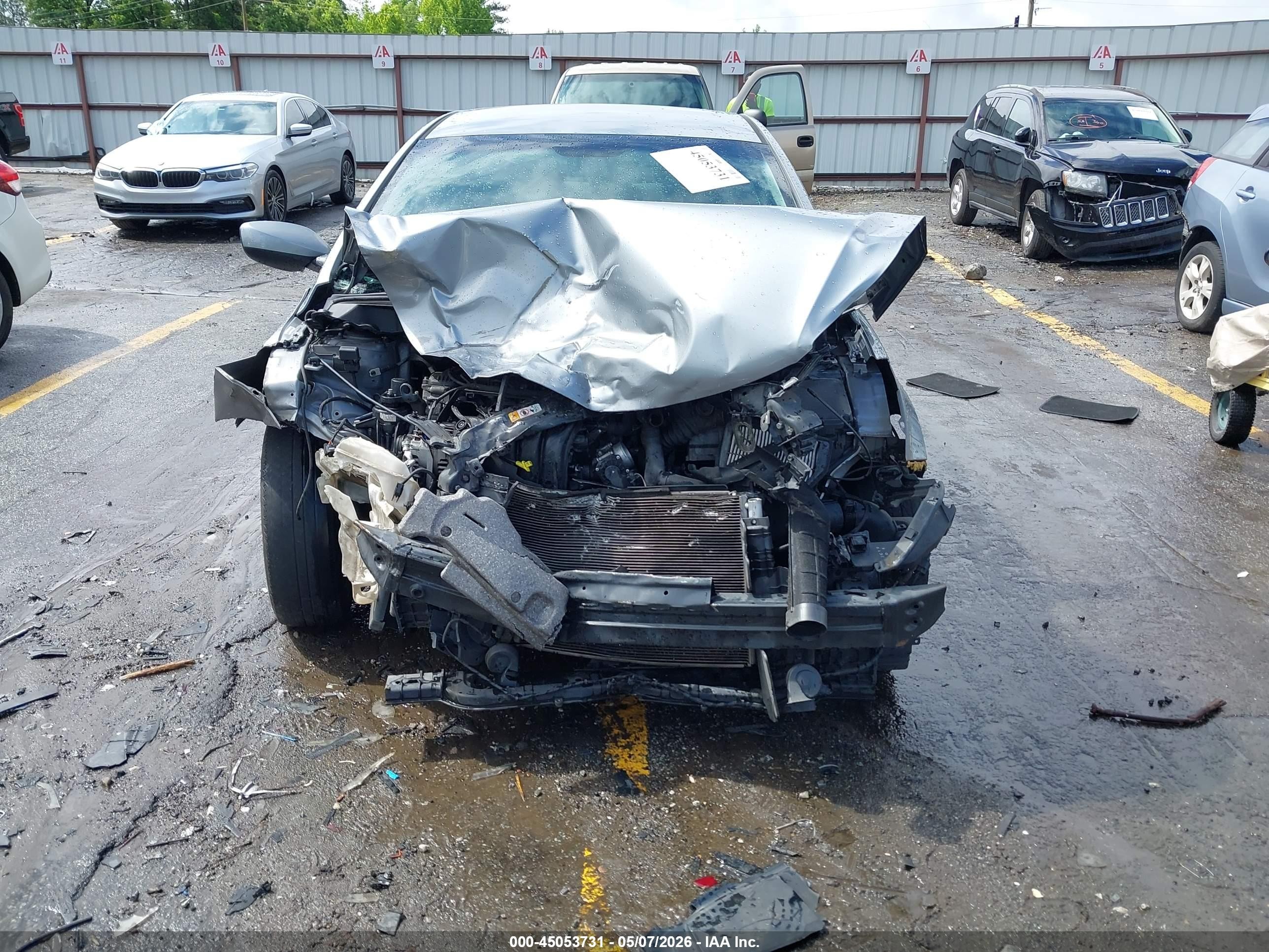 2014 Hyundai Elantra Se Silver vin: KMHDH4AE9EU171465
