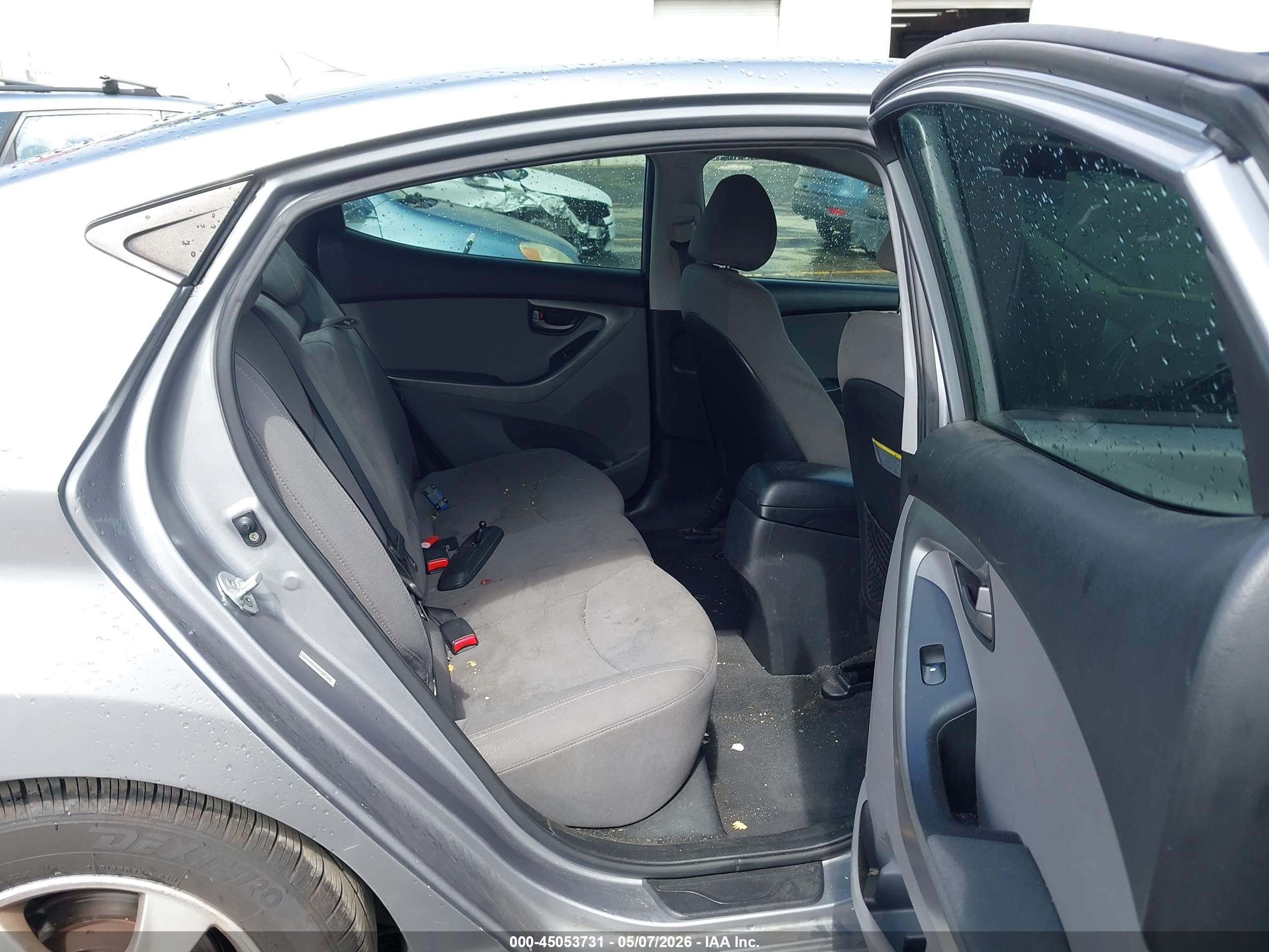 2014 Hyundai Elantra Se Silver vin: KMHDH4AE9EU171465