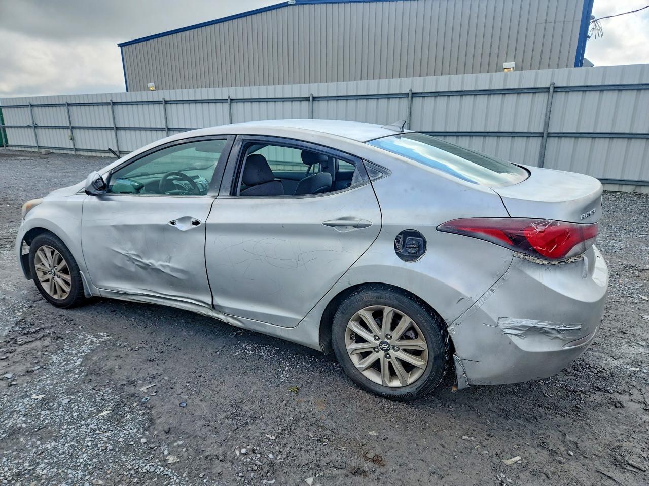 2014 Hyundai Elantra Se Silver vin: KMHDH4AE9EU173507