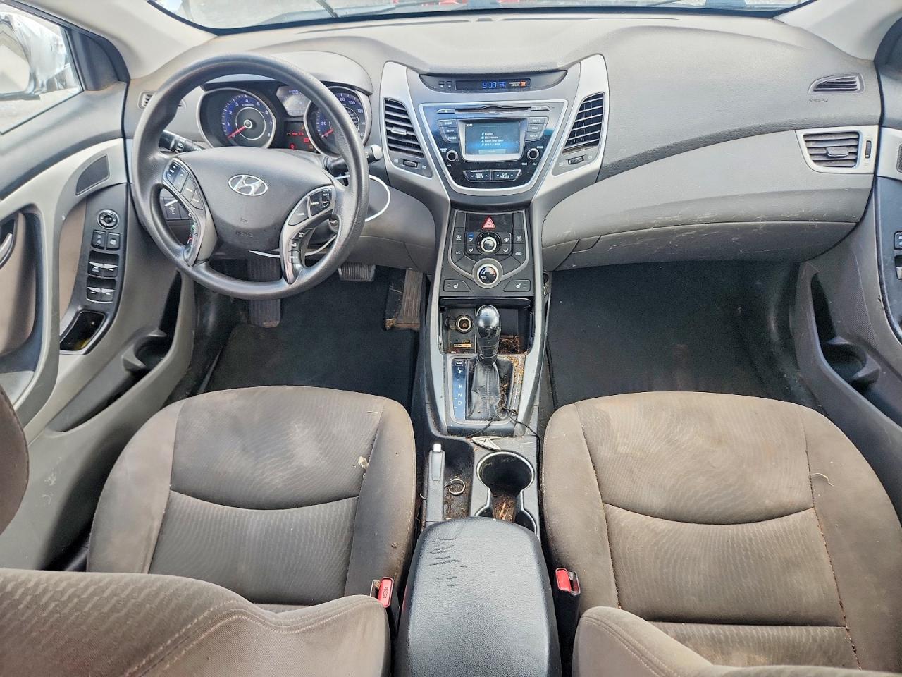 2014 Hyundai Elantra Se Silver vin: KMHDH4AE9EU173507
