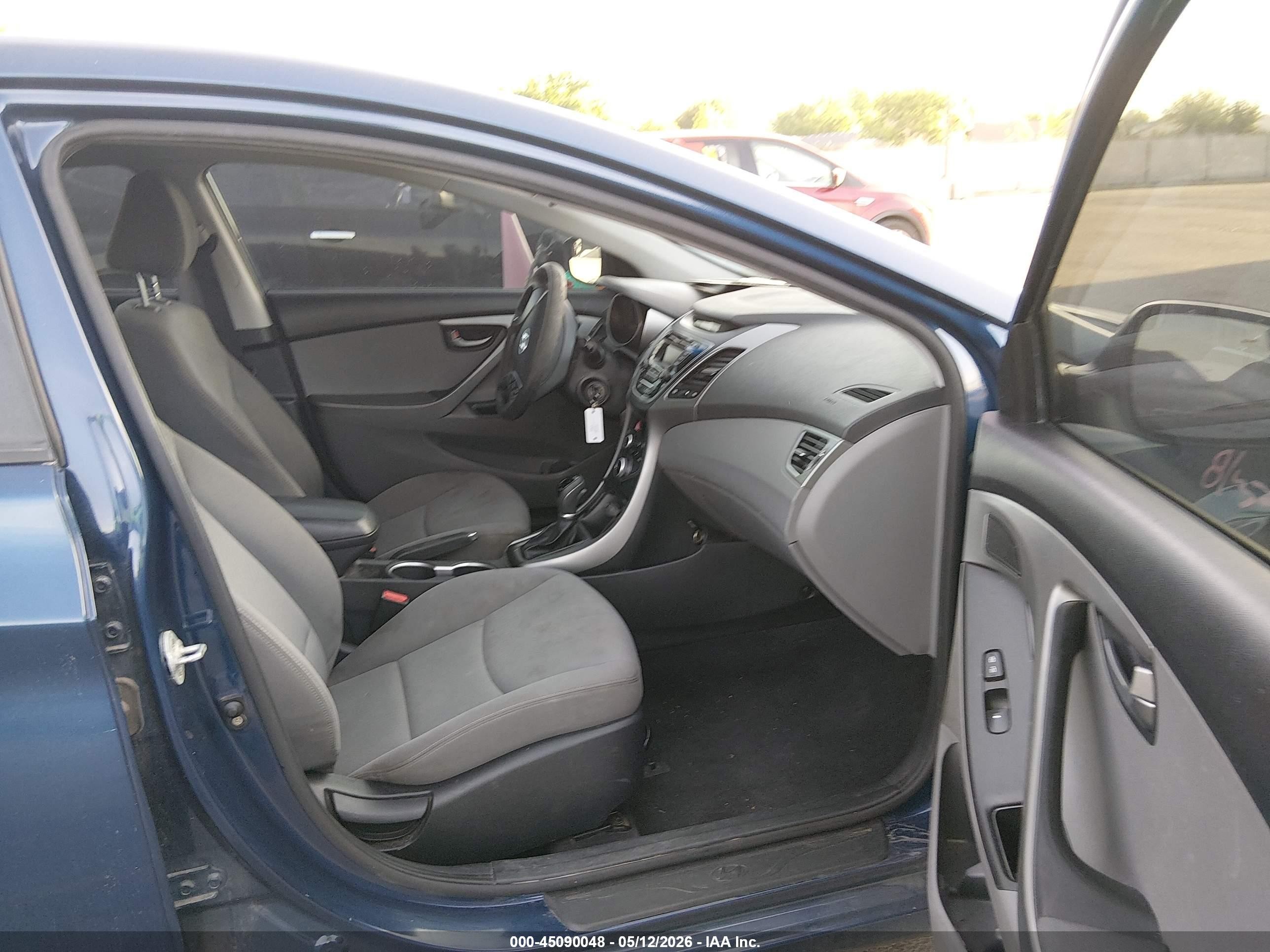 2014 Hyundai Elantra Se Синий vin: KMHDH4AE9EU199329