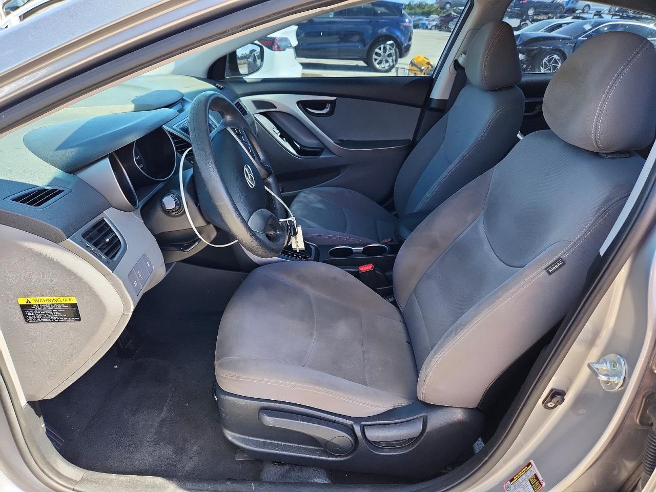2014 Hyundai Elantra Se Silver vin: KMHDH4AE9EU204271