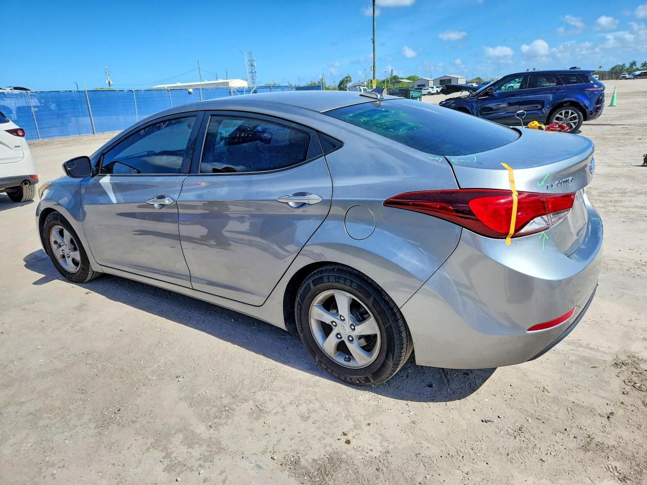 2014 Hyundai Elantra Se Silver vin: KMHDH4AE9EU204271