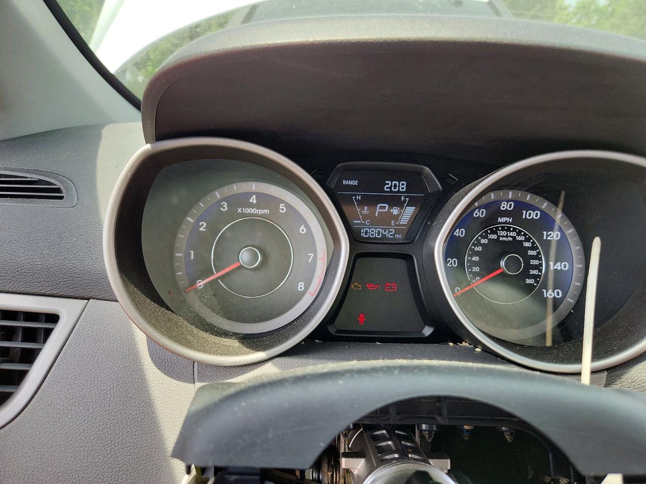 2014 Hyundai Elantra Se Silver vin: KMHDH4AE9EU218588