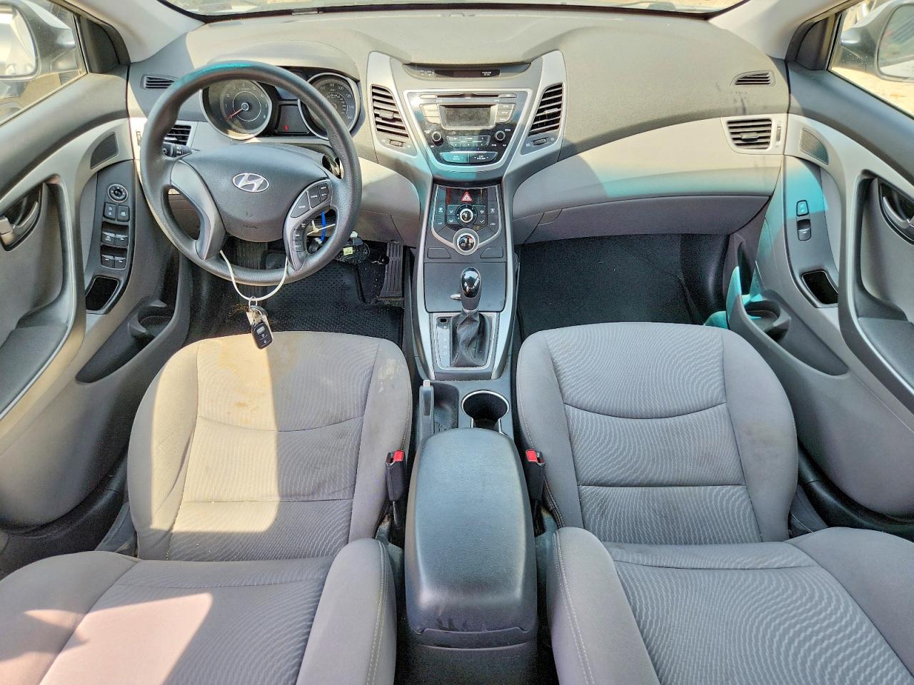 2014 Hyundai Elantra Se Silver vin: KMHDH4AE9EU218588