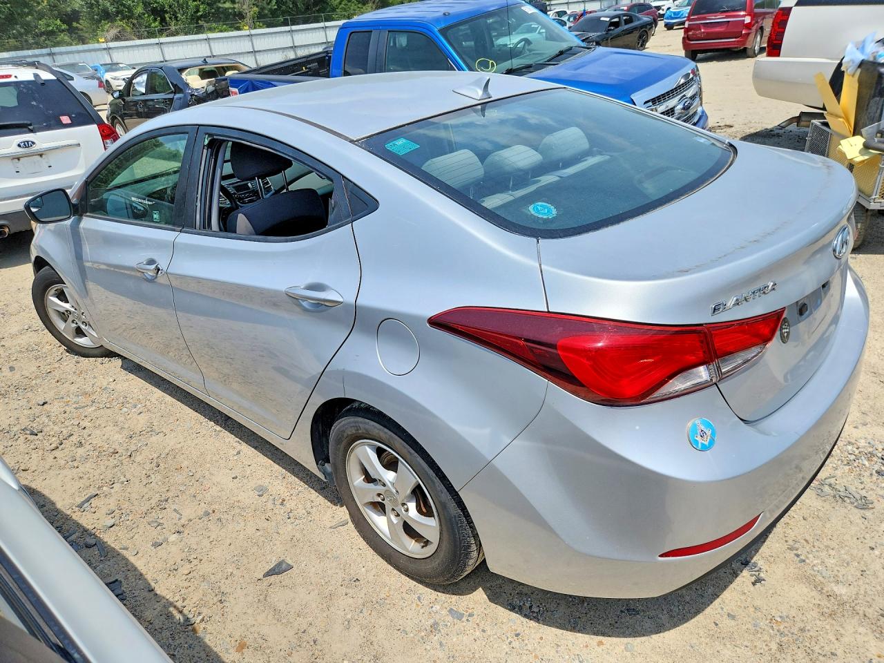 2014 Hyundai Elantra Se Silver vin: KMHDH4AE9EU218588