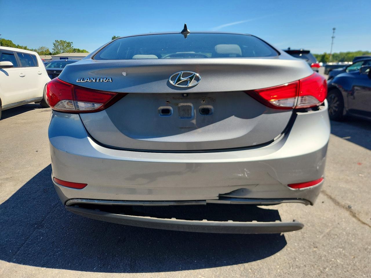 2015 Hyundai Elantra Se Silver vin: KMHDH4AE9FU223338