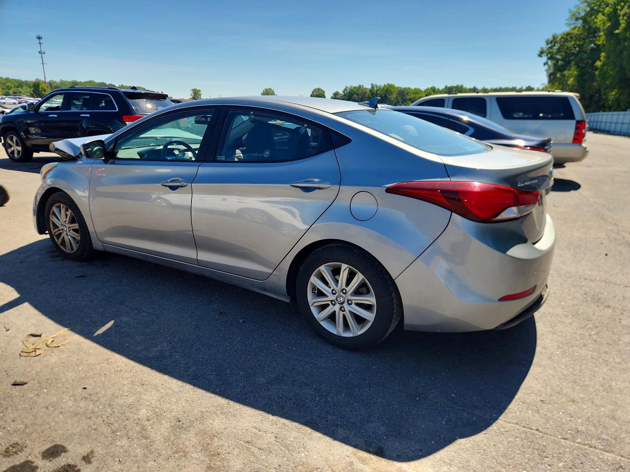 2015 Hyundai Elantra Se Silver vin: KMHDH4AE9FU223338