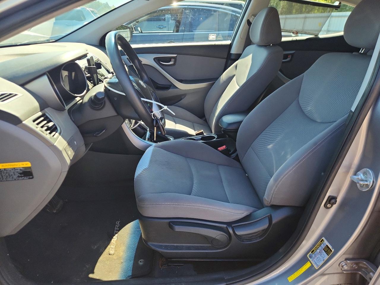2015 Hyundai Elantra Se Silver vin: KMHDH4AE9FU223338