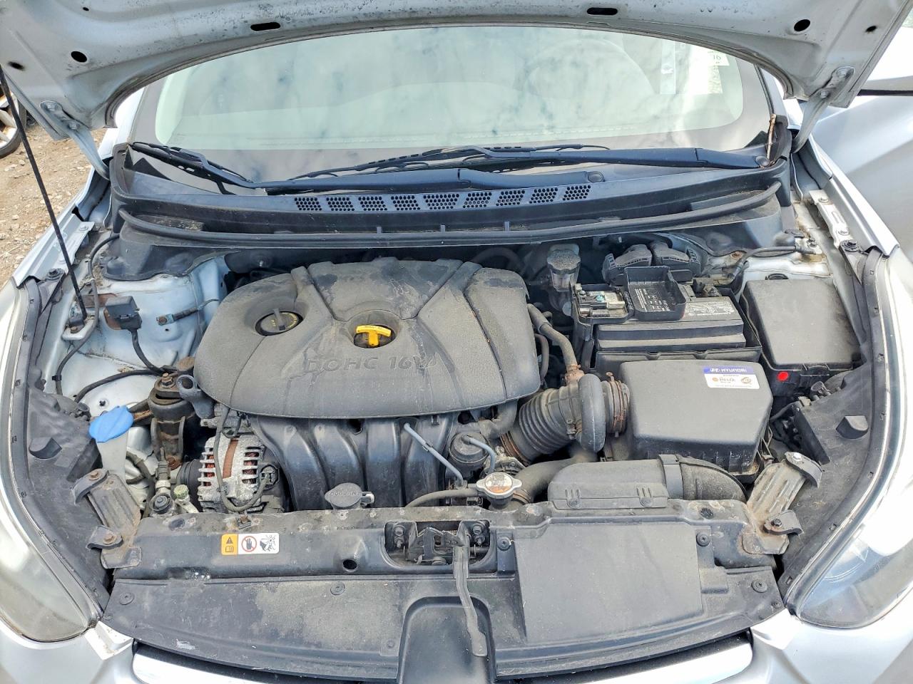 2015 Hyundai Elantra Se Silver vin: KMHDH4AE9FU225381