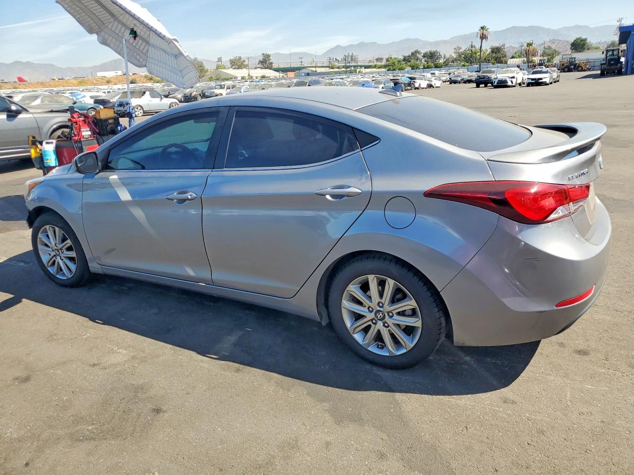 2015 Hyundai Elantra Se Silver vin: KMHDH4AE9FU226613