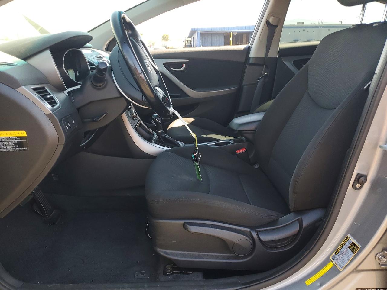 2015 Hyundai Elantra Se Silver vin: KMHDH4AE9FU226613