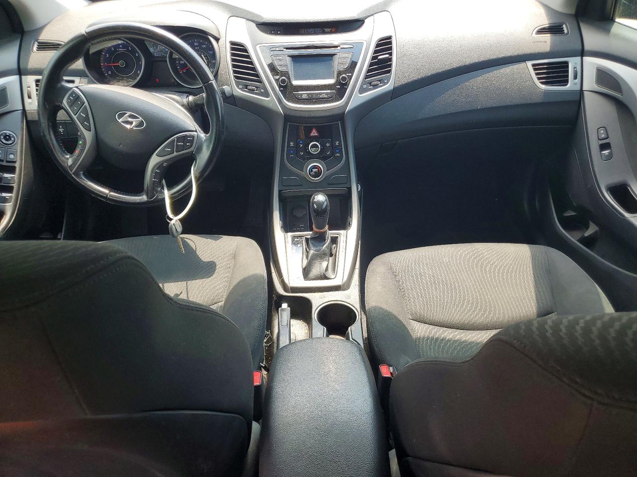 2015 Hyundai Elantra Se Черный vin: KMHDH4AE9FU227972
