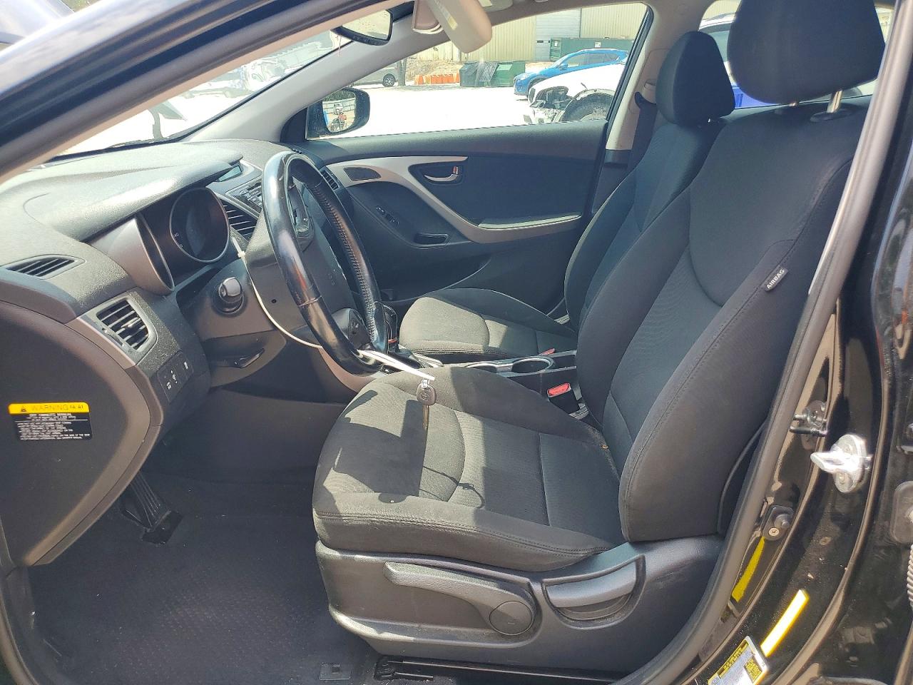 2015 Hyundai Elantra Se Черный vin: KMHDH4AE9FU227972