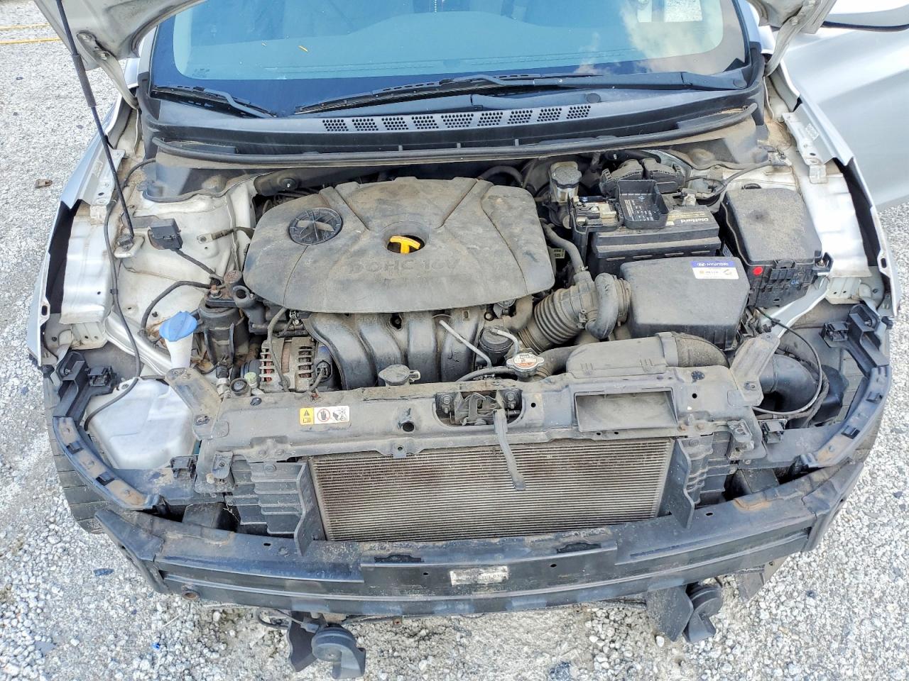 2015 Hyundai Elantra Se Silver vin: KMHDH4AE9FU228247