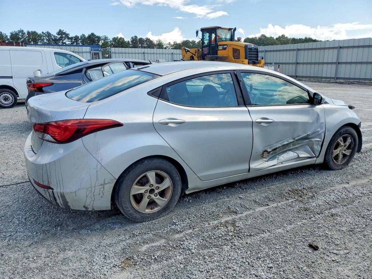 2015 Hyundai Elantra Se Silver vin: KMHDH4AE9FU228247