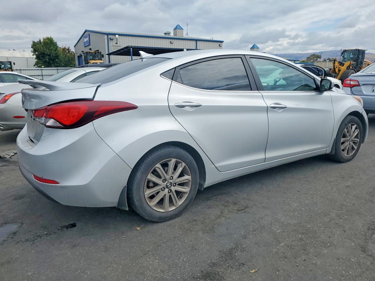 2015 Hyundai Elantra Se Silver vin: KMHDH4AE9FU230905