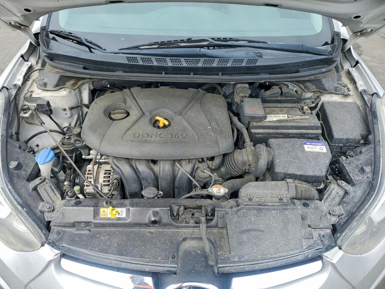 2015 Hyundai Elantra Se Silver vin: KMHDH4AE9FU230905