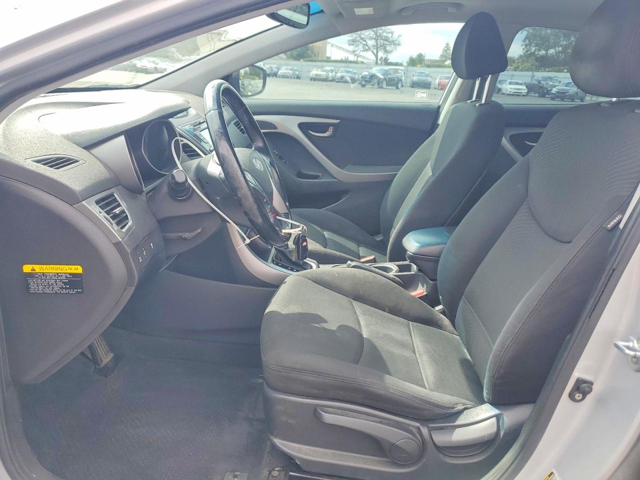 2015 Hyundai Elantra Se Silver vin: KMHDH4AE9FU230905