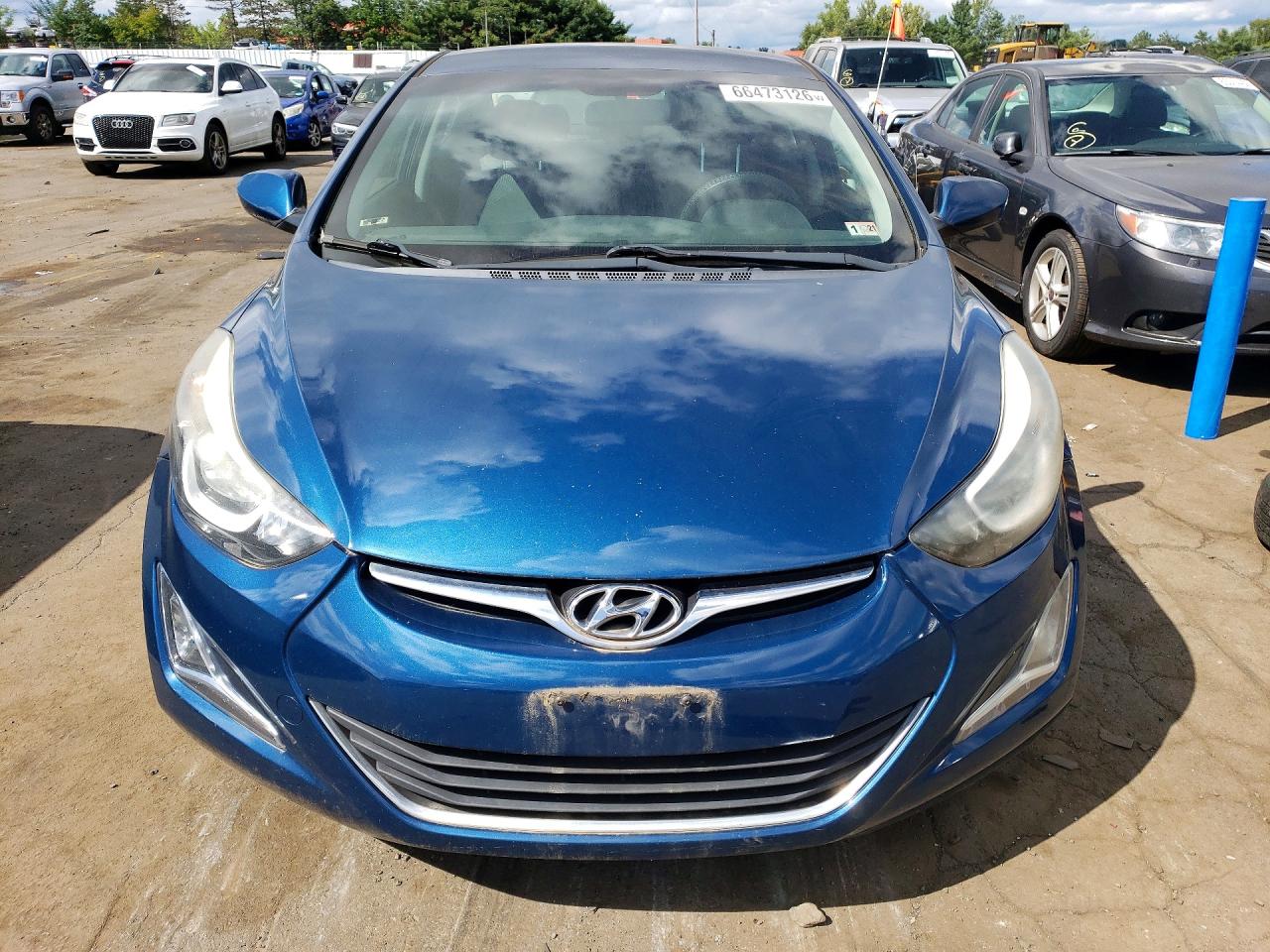 2015 Hyundai Elantra Se Blue vin: KMHDH4AE9FU248191