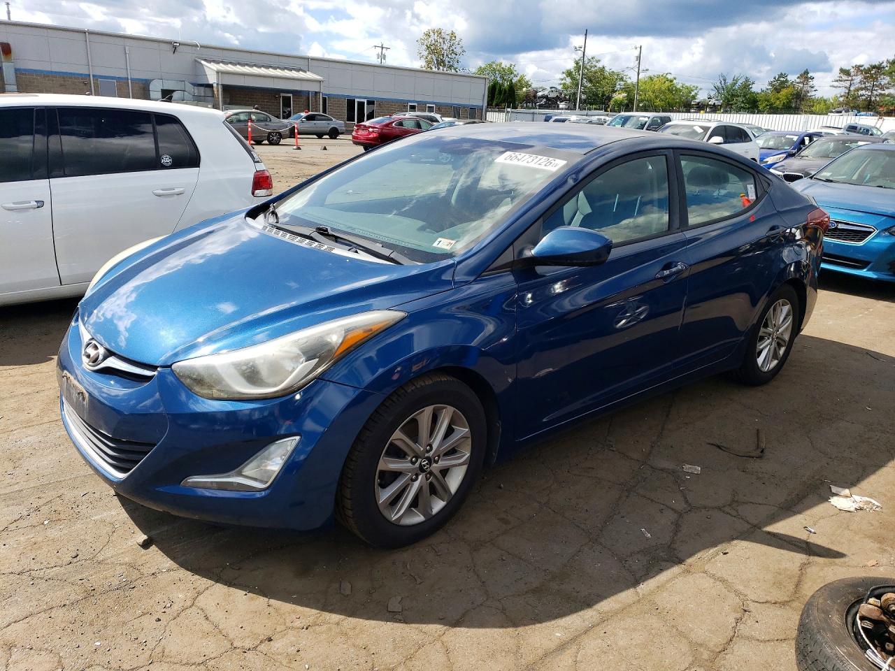 2015 Hyundai Elantra Se Blue vin: KMHDH4AE9FU248191