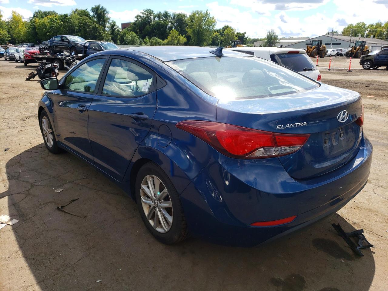 2015 Hyundai Elantra Se Blue vin: KMHDH4AE9FU248191