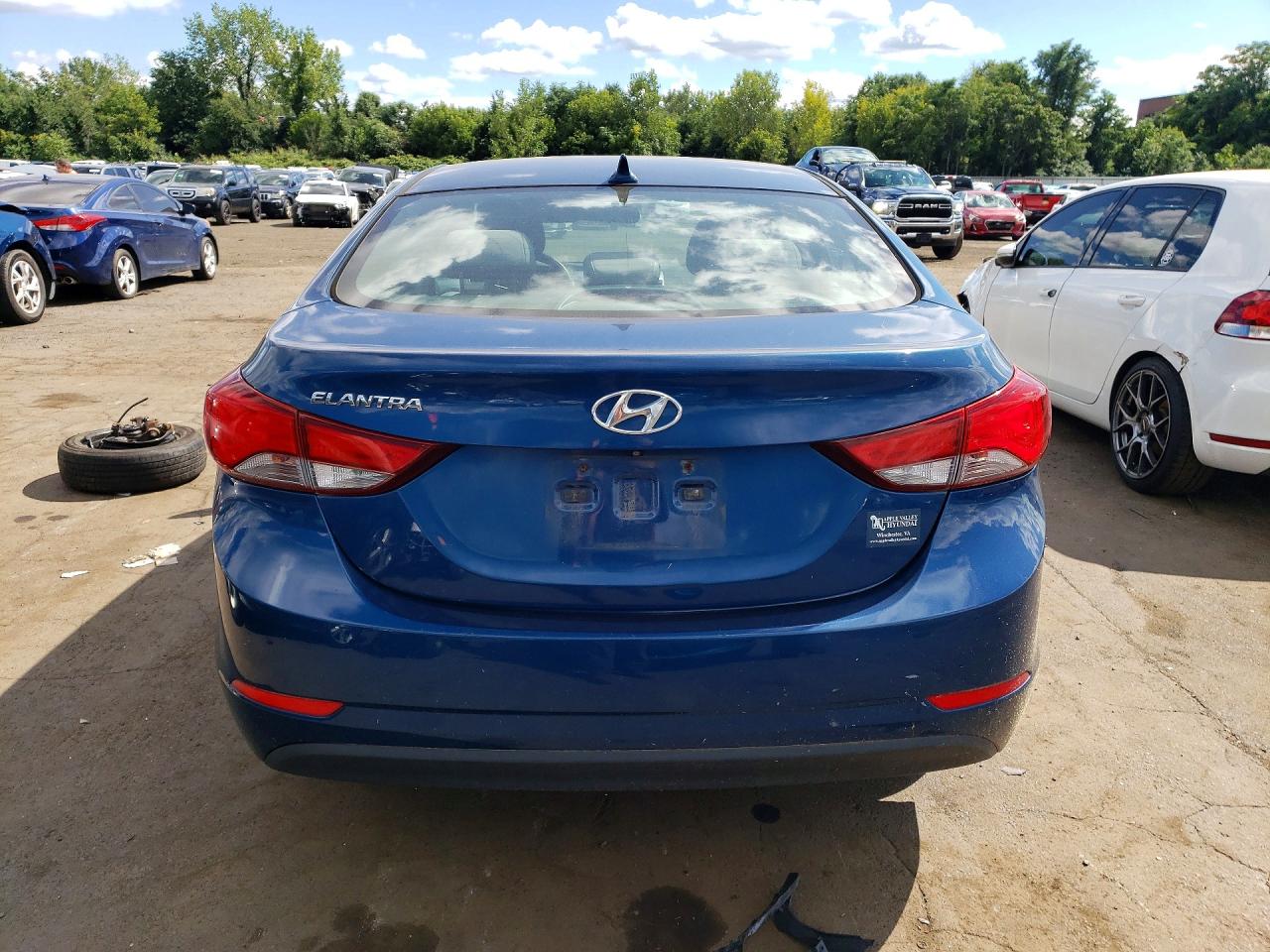 2015 Hyundai Elantra Se Blue vin: KMHDH4AE9FU248191