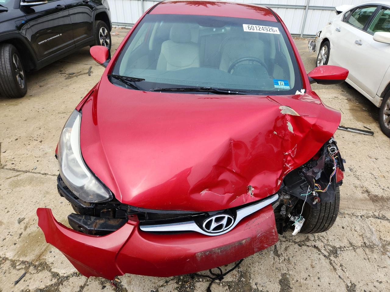 2015 Hyundai Elantra Se Red vin: KMHDH4AE9FU248546