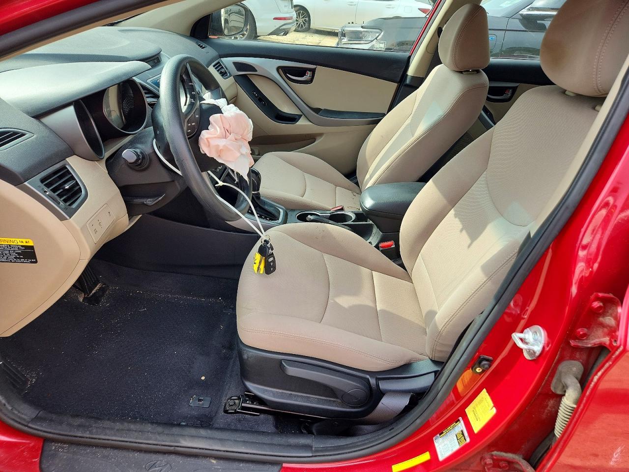 2015 Hyundai Elantra Se Red vin: KMHDH4AE9FU248546