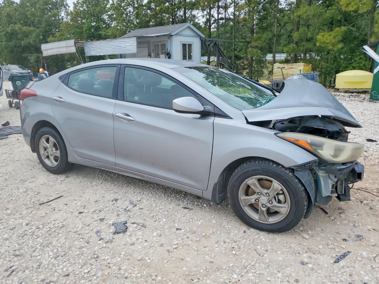 2015 Hyundai Elantra Se Gray vin: KMHDH4AE9FU250362