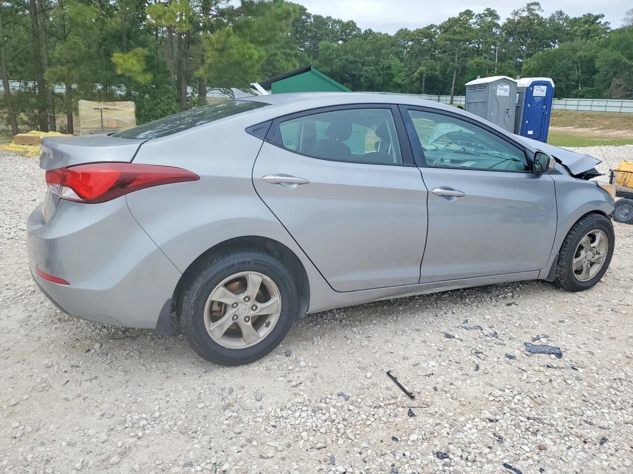 2015 Hyundai Elantra Se Gray vin: KMHDH4AE9FU250362